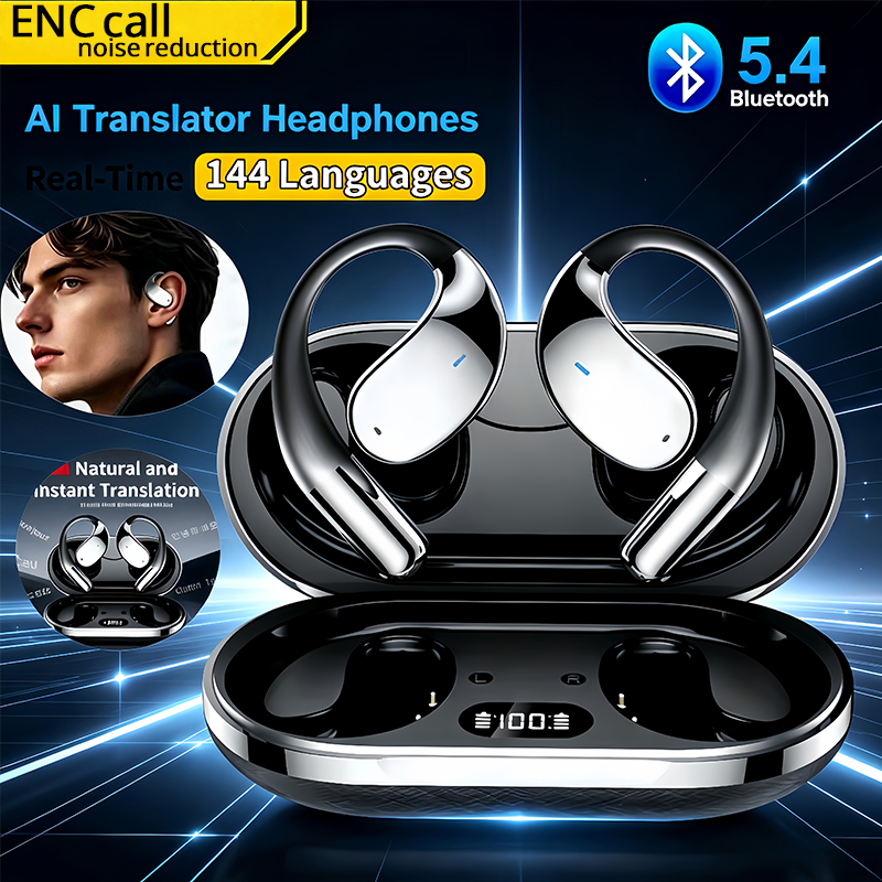 Earbuds Charging Case - 2026 New AI Translation Earbuds Bluetooth