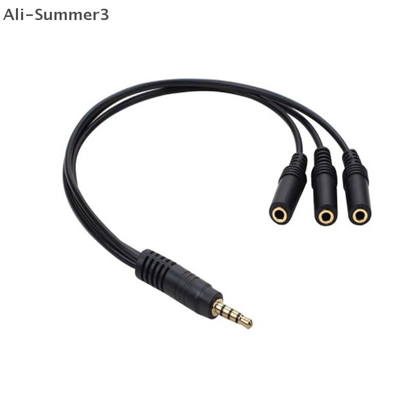 3.5mm 3 Way Port Aux Multi Hea - Earphone Splitter Jack のレビューと価格