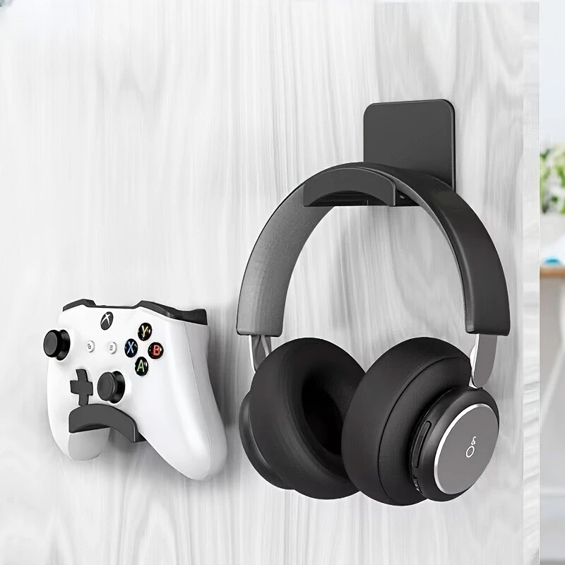 4Pcs Black Adhesive Headphone  - Headphone Stand Desk のレビューと価格