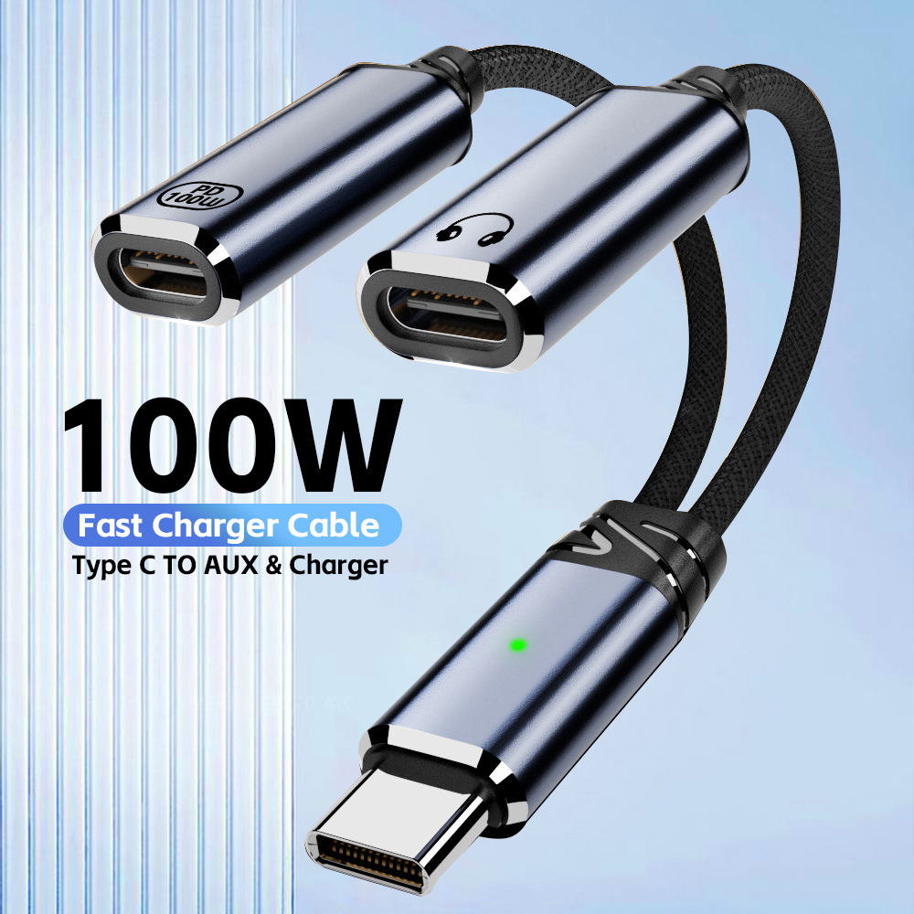 USB C Splitter 2 in 1 Headphon - Earphone Splitter Jack のレビューと価格