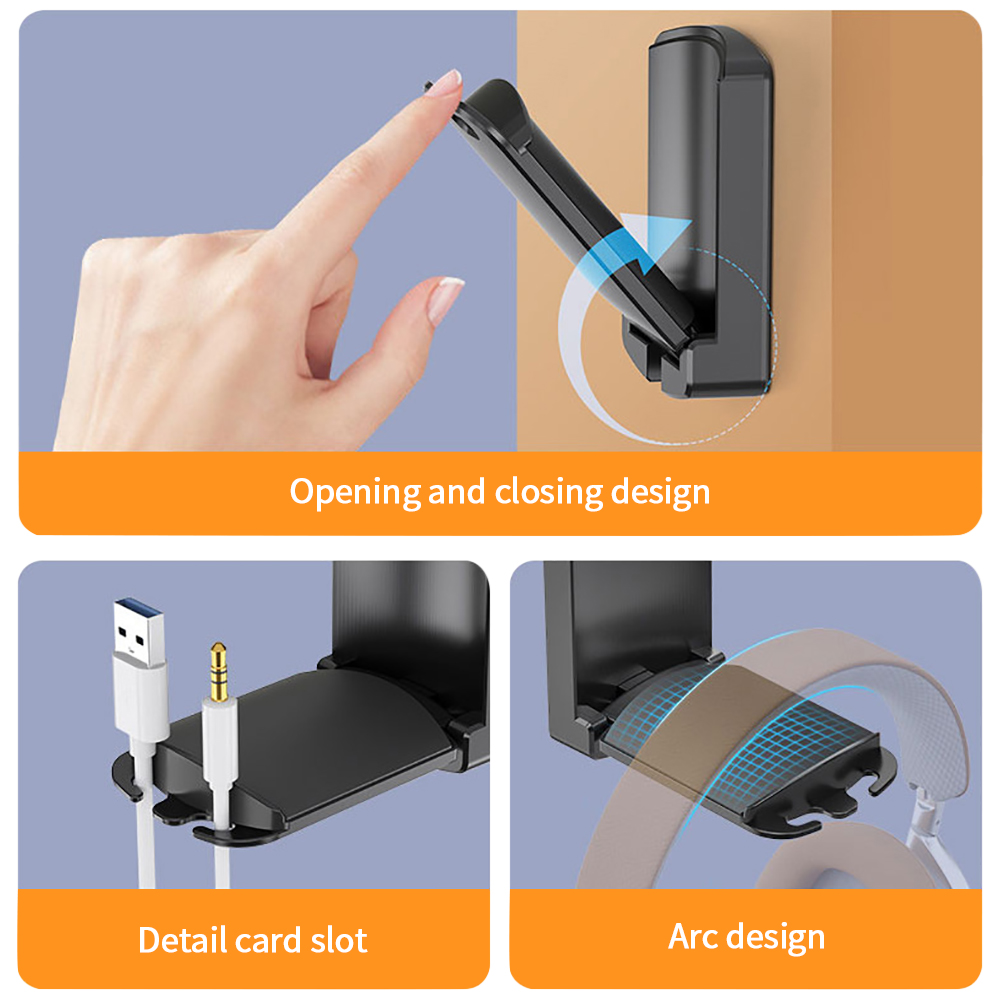 Folding Headset Stand Holder G - Headphone Stand Desk のレビューと価格