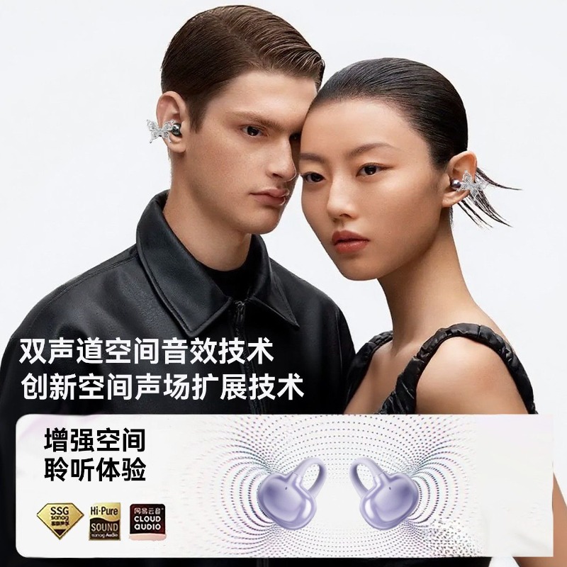 Erdu Ear Clip Wireless Earphon - Noise Cancelling Headphone のレビューと価格