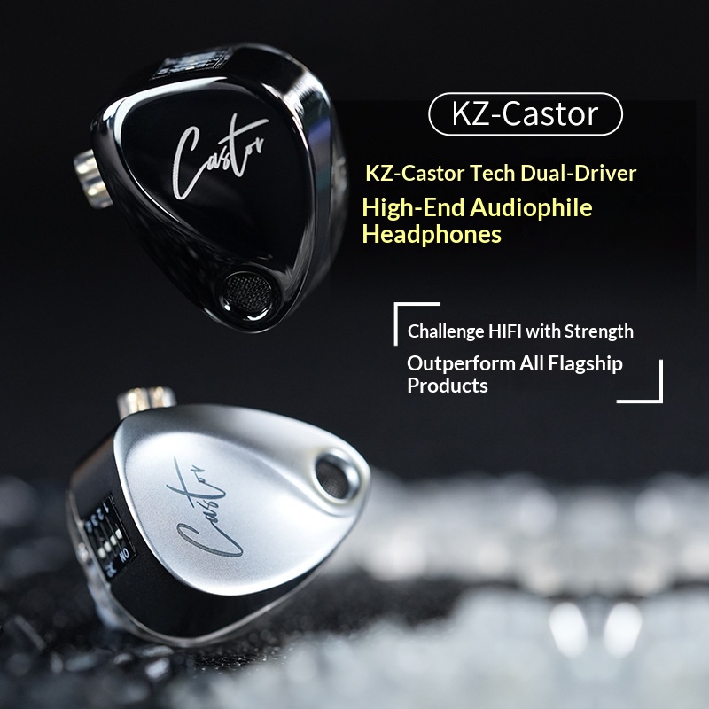 KZ Castor In Ear Wired Headpho - Audiophile Headphone Wired のレビューと価格