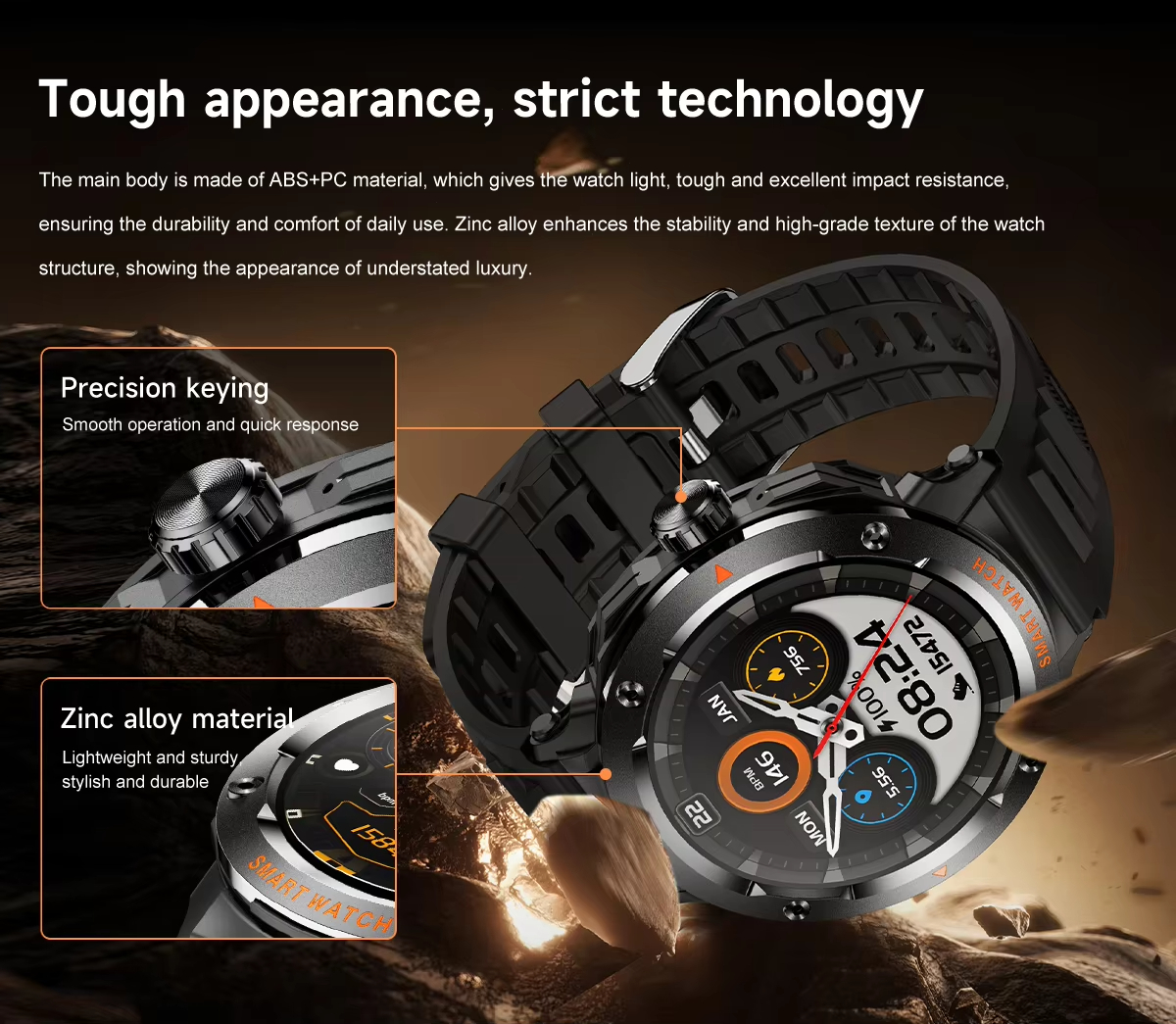 NFC Smart Watch Wireless Earph - Earbuds Charging Case のレビューと価格