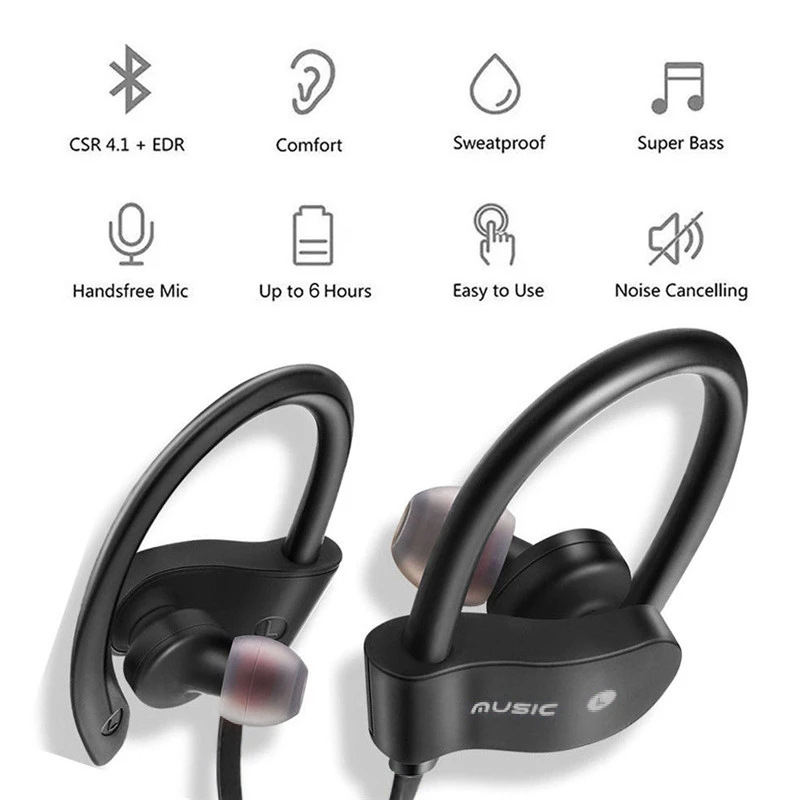 Sports Wireless Bluetooth Head - Sports Earphone Hook のレビューと価格