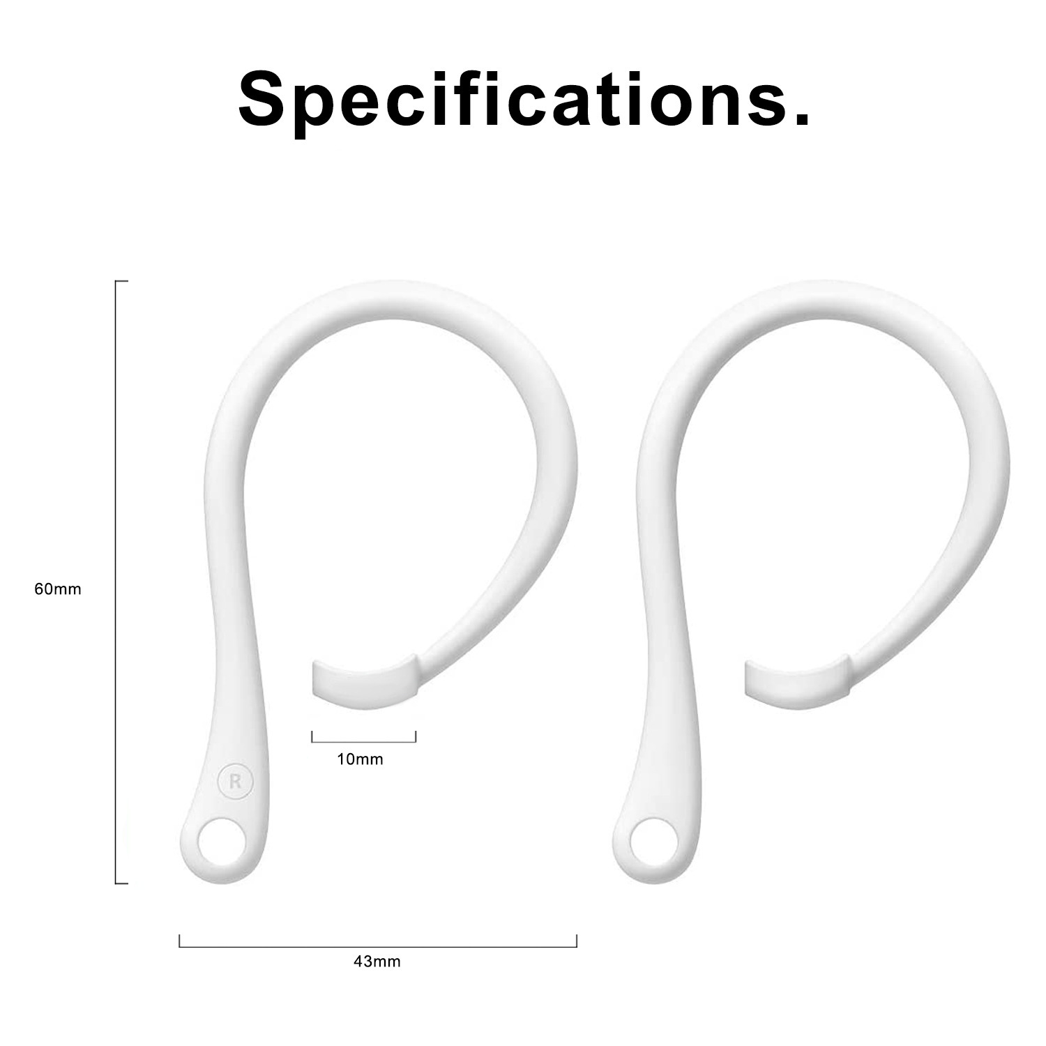 1 Pair Silicone Anti-lost Sili - Sports Earphone Hook のレビューと価格