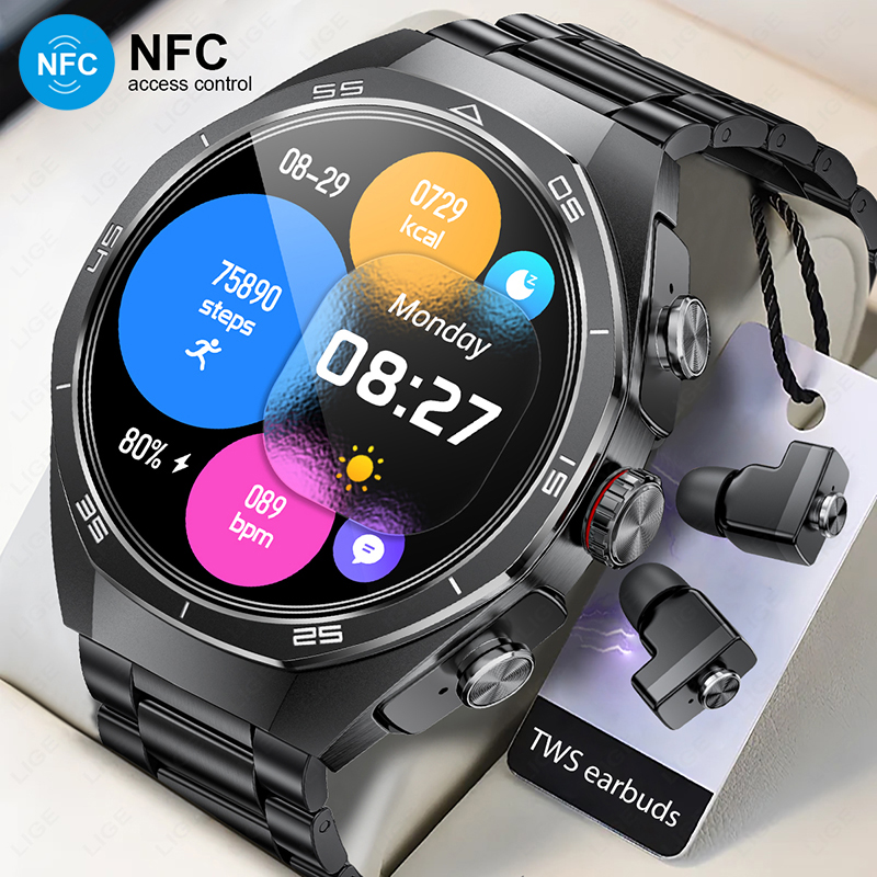 TWS Music Watches Earbuds Smar - Earbuds Charging Case のレビューと価格