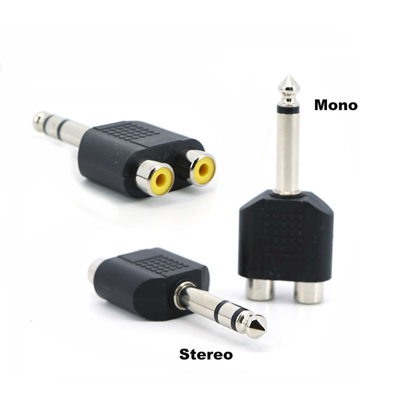 6.35mm 6.5 Audio Mono Stereo 1 - Audio Splitter Y のレビューと価格