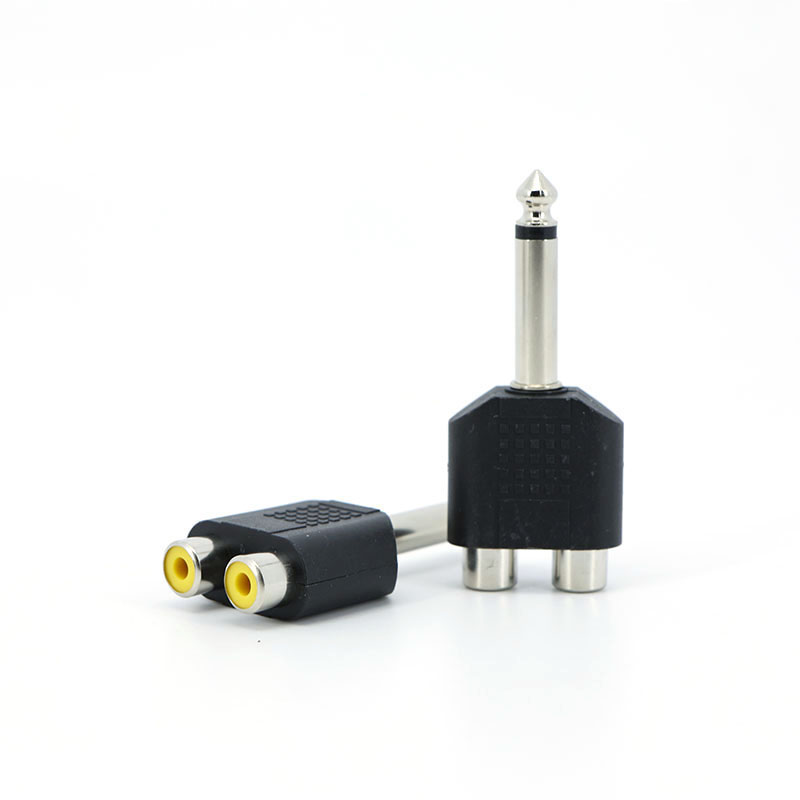 6.35mm 6.5 Audio Mono Stereo 1 - Audio Splitter Y のレビューと価格