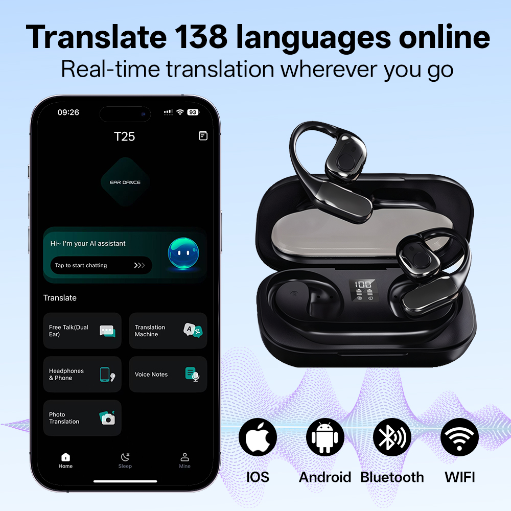 MSAI T23 AI Translator Earbuds - Earbuds Charging Case のレビューと価格