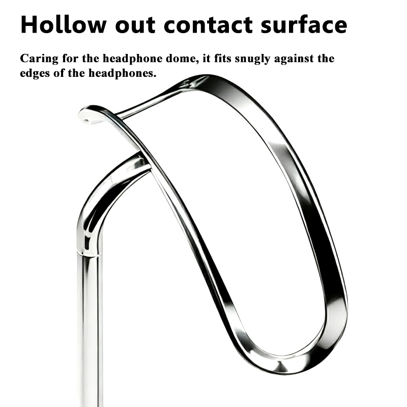 Metal Curved Headphones Stand  - Headphone Stand Desk のレビューと価格
