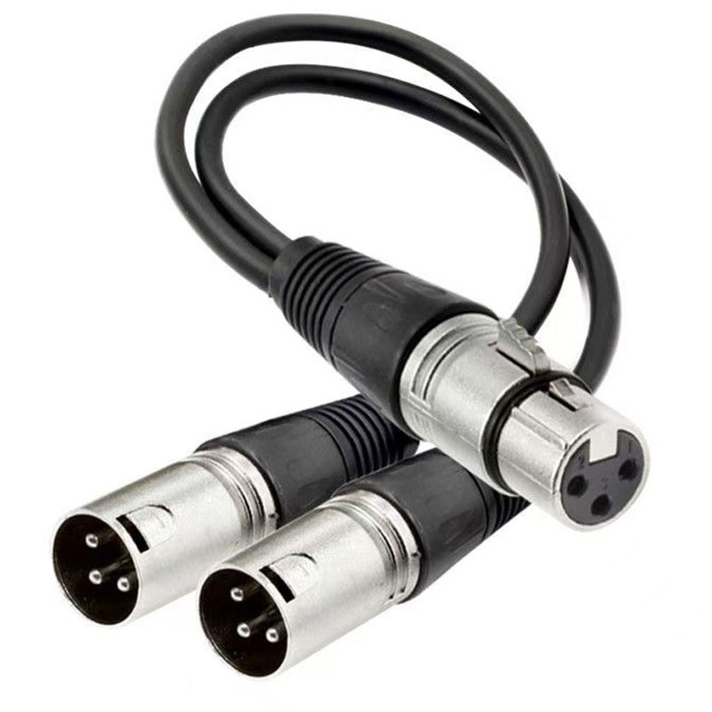 XLR Splitter Cable 3 Pin Femal - Audio Splitter Y のレビューと価格
