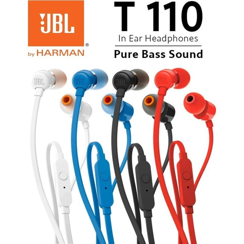 JBL T110 Wired In Ear Headphon - Wired Earphone Mic のレビューと価格
