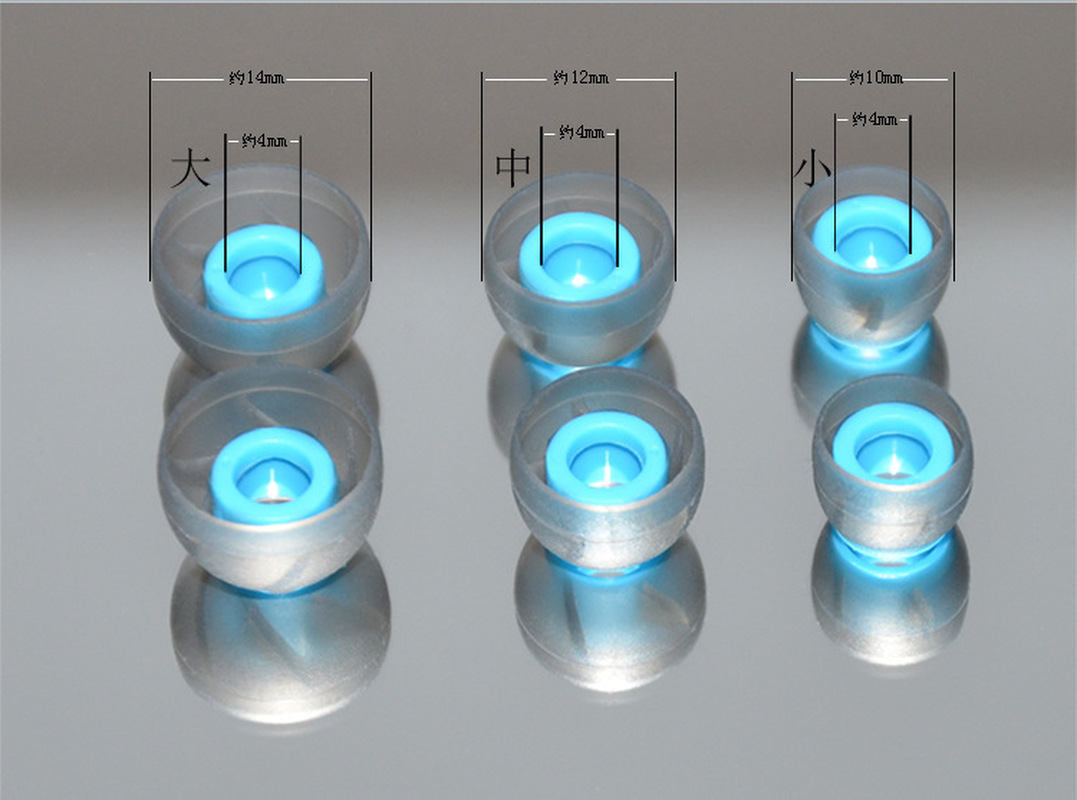 QKZ Spiral Silicone Ear Tips R - Silicone Ear Tip Replacement のレビューと価格
