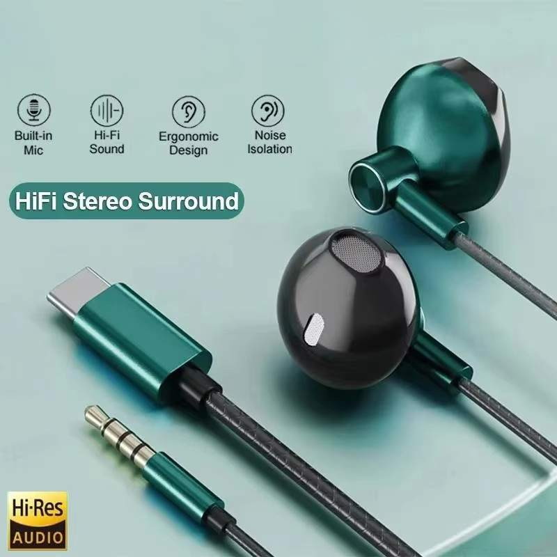 Type C 3.5mm HIFI Stereo Wired - Audiophile Headphone Wired のレビューと価格