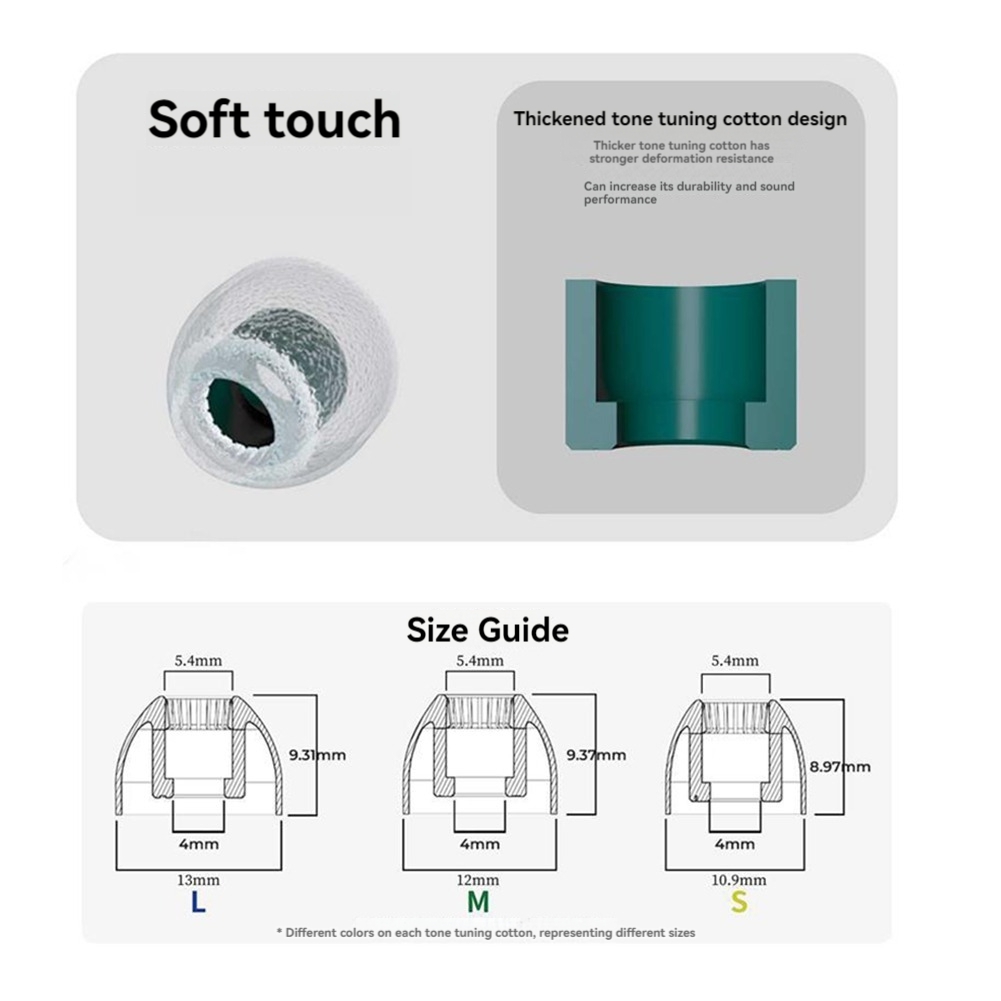 [AAAE 2026] 3 Pairs Ear Tip, R - Silicone Ear Tip Replacement のレビューと価格