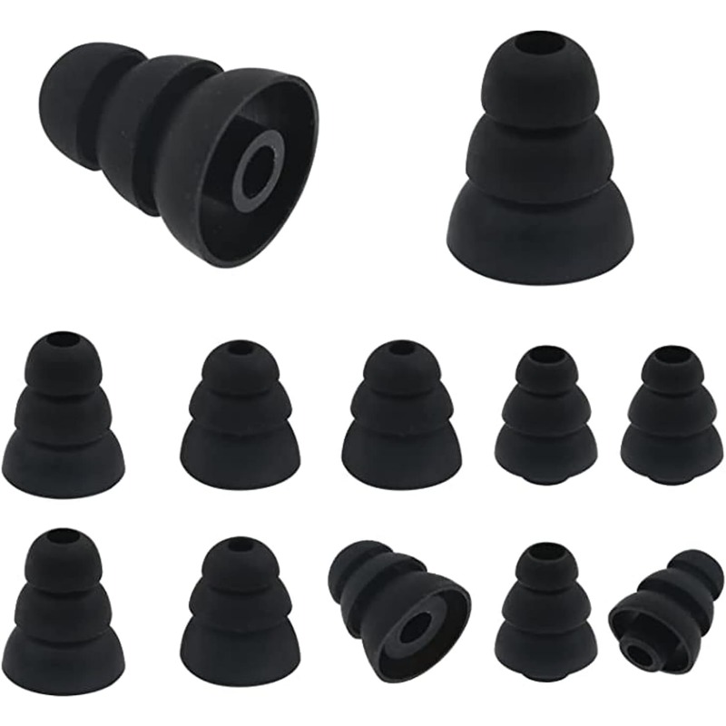 For 6pcs S/M/L Size Noise Isol - Silicone Ear Tip Replacement のレビューと価格