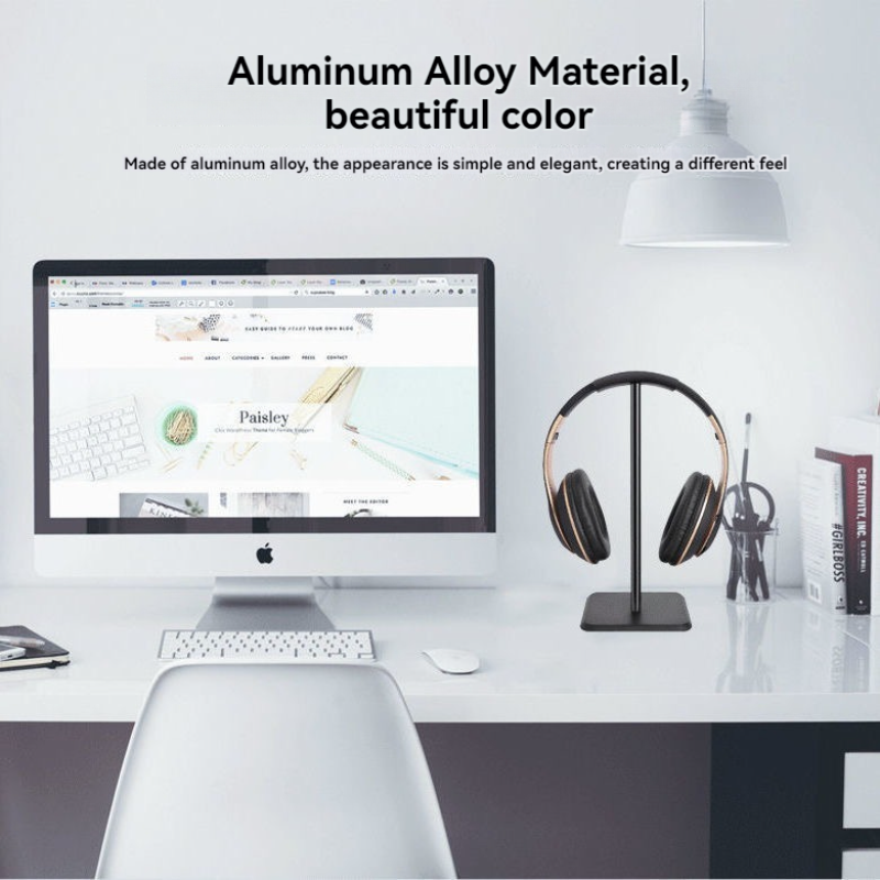 Universal Headphone Stand Alum - Headphone Stand Desk のレビューと価格