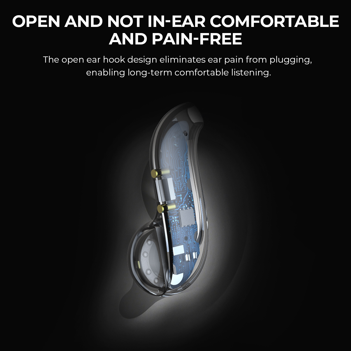 Open-ear Bluetooth Headphones  - Earbuds Charging Case のレビューと価格