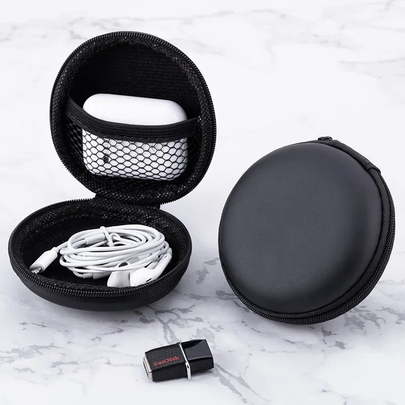Earphone Storage Case PU Mini  - Headphone Case Hard のレビューと価格