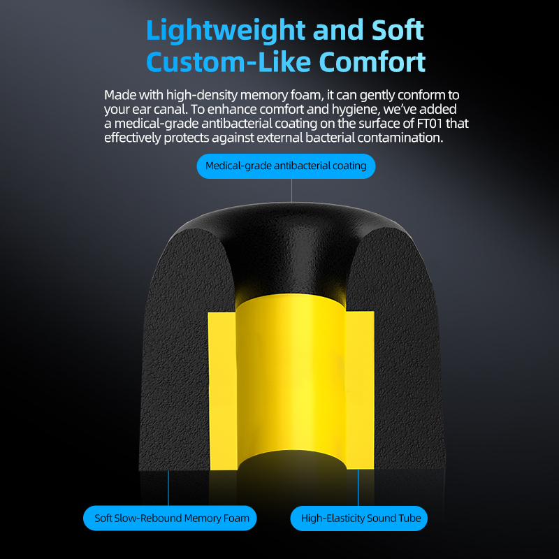 KZ-FT01 Memory Foam Eartips No - Earphone Foam Tip のレビューと価格