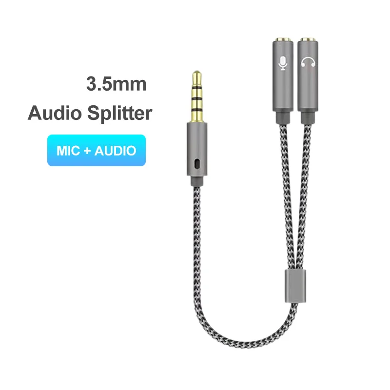 Headset splitter 3.5mm audio m - Earphone Splitter Jack のレビューと価格