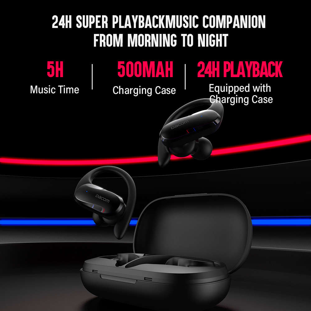 DACOM L19 TWS Bluetooth Earpho - Sports Earphone Hook のレビューと価格