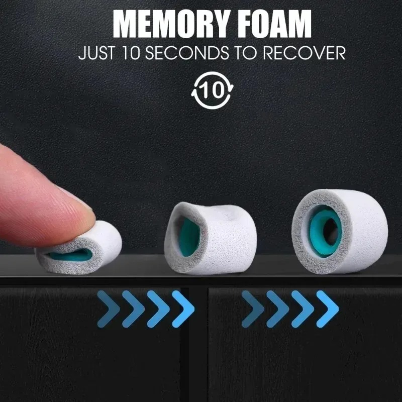 Soft Memory Foam Eartips for S - Earphone Foam Tip のレビューと価格