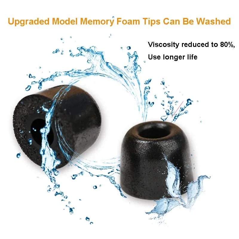 12Pair ANJIRUI Memory Foam Ear - Earphone Foam Tip のレビューと価格
