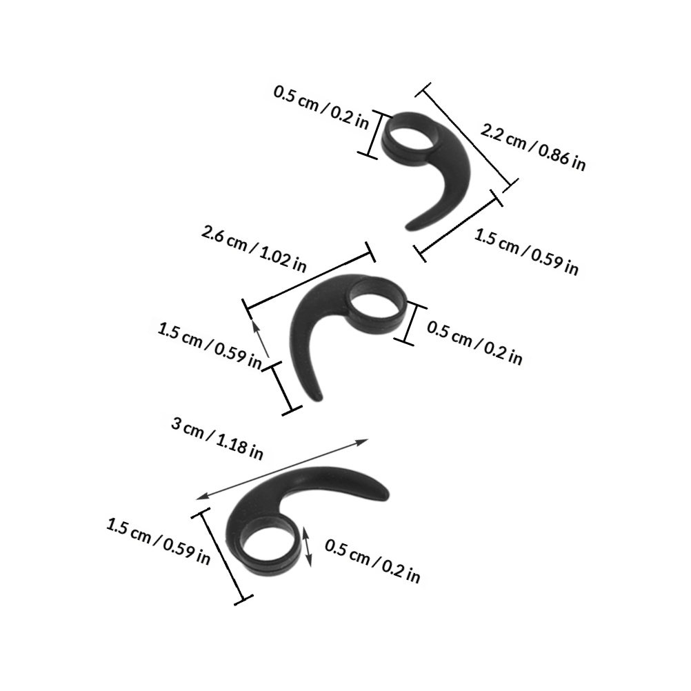 12Pcs Ear Hooks Silicone Sport - Silicone Ear Tip Replacement のレビューと価格
