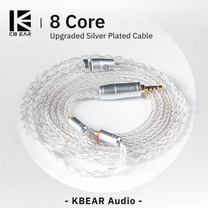 KBEAR 8 Core Upgraded Silver W - In Ear Monitor Iem のレビューと価格