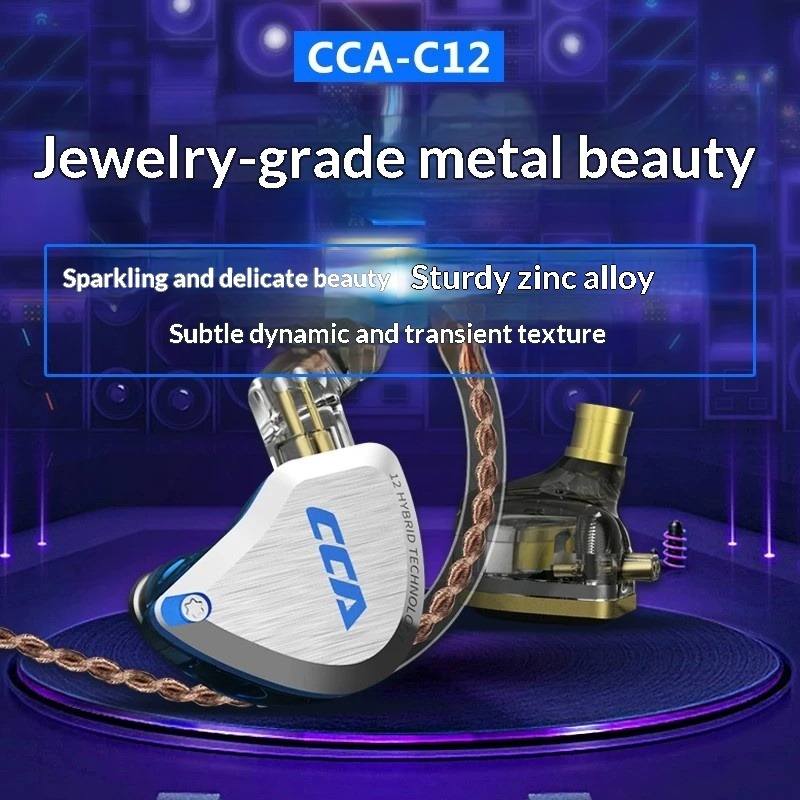 CCA C12 Earphones Hi-Fi Audiop - Audiophile Headphone Wired のレビューと価格