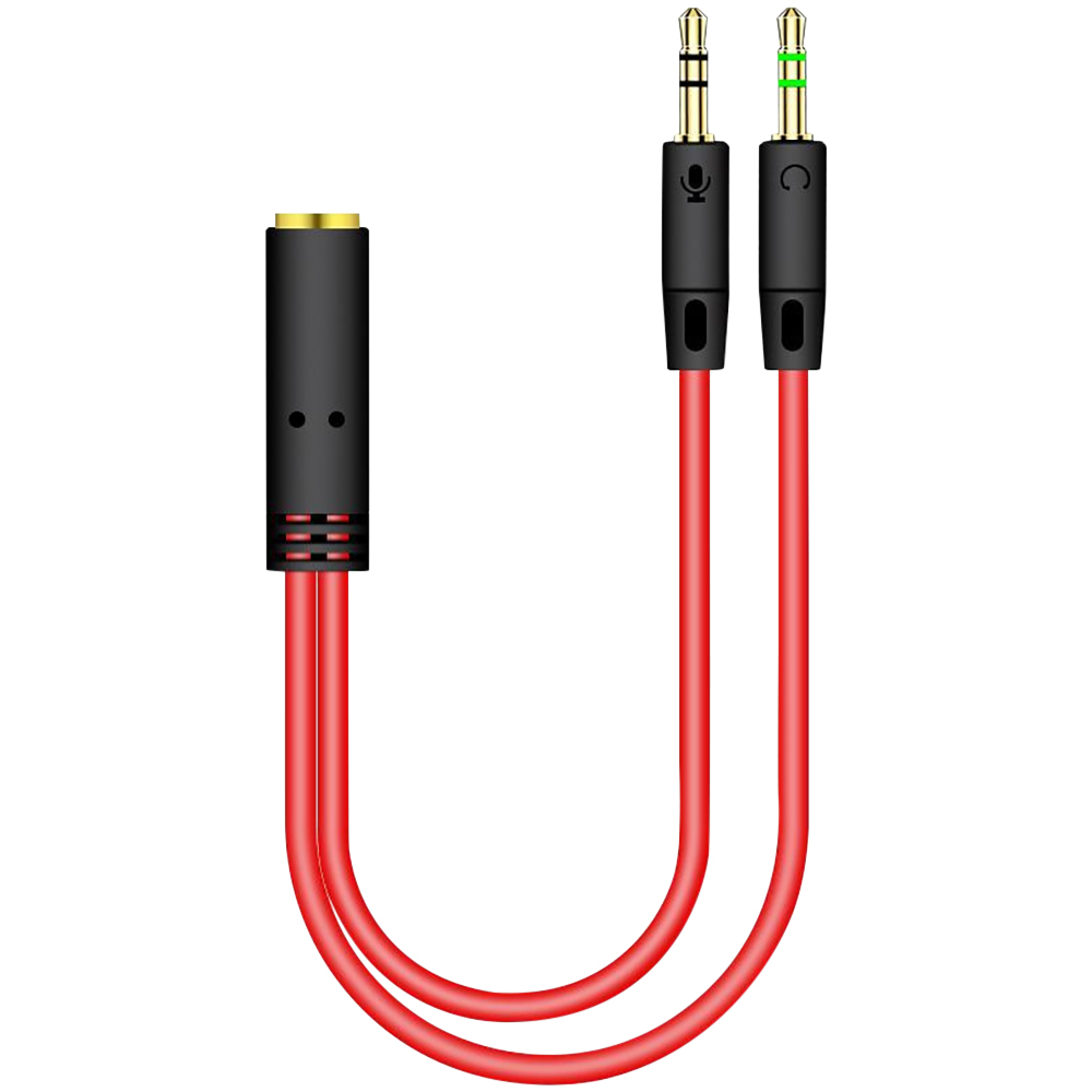 3.5mm Jack 2 Male To 1 Female  - Earphone Splitter Jack のレビューと価格