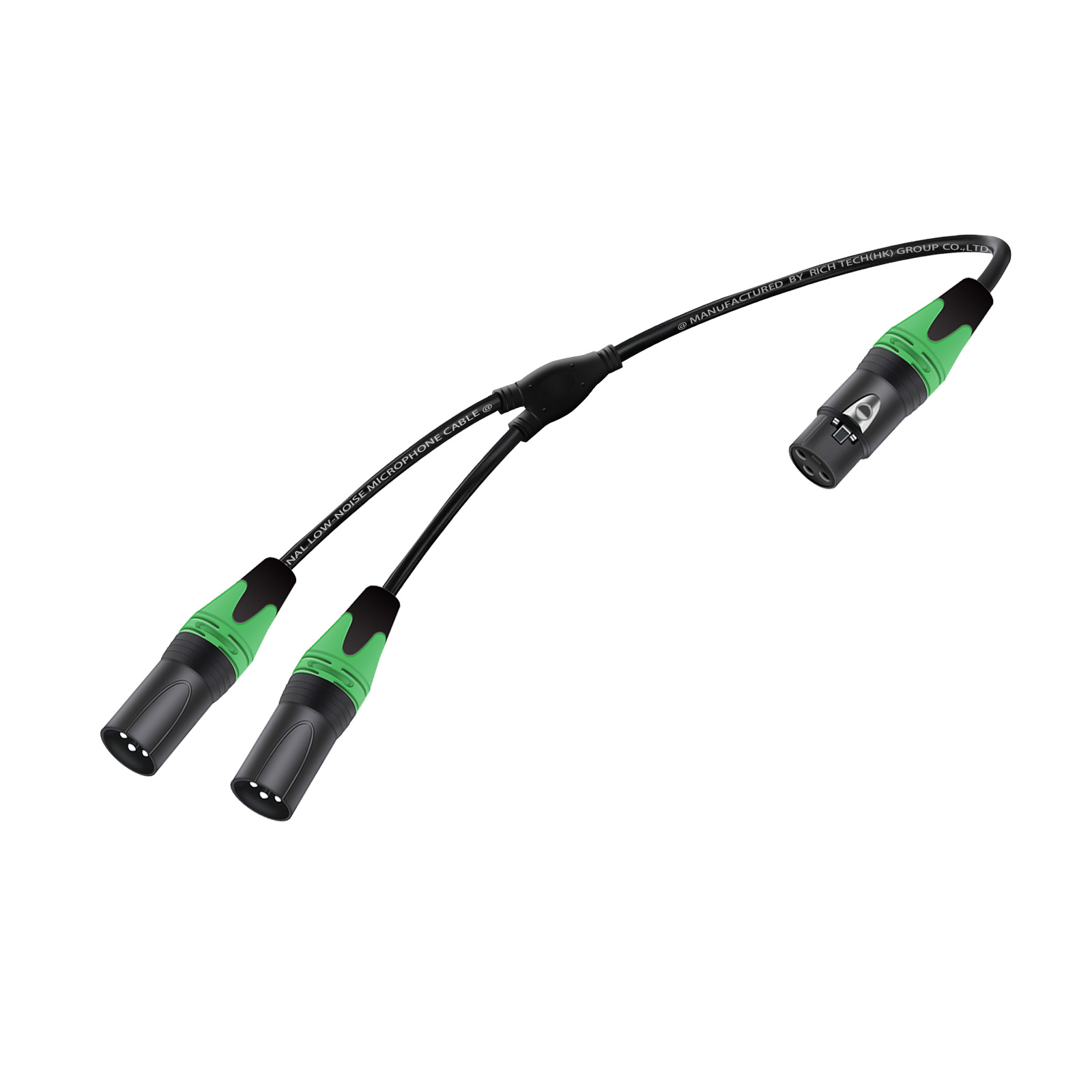 XLR Splitter Audio Cable,3Pins - Audio Splitter Y のレビューと価格