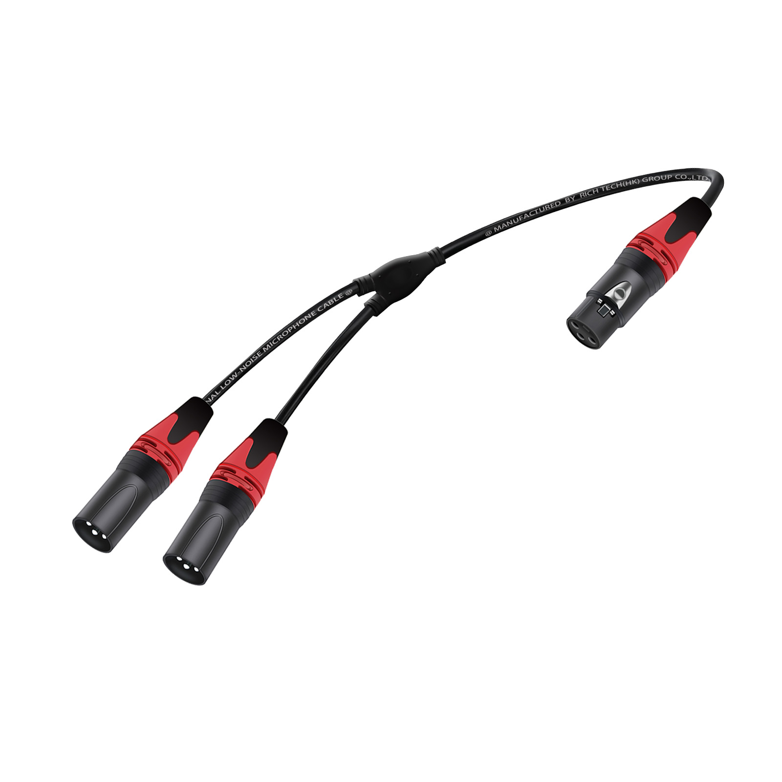 XLR Splitter Audio Cable,3Pins - Audio Splitter Y のレビューと価格