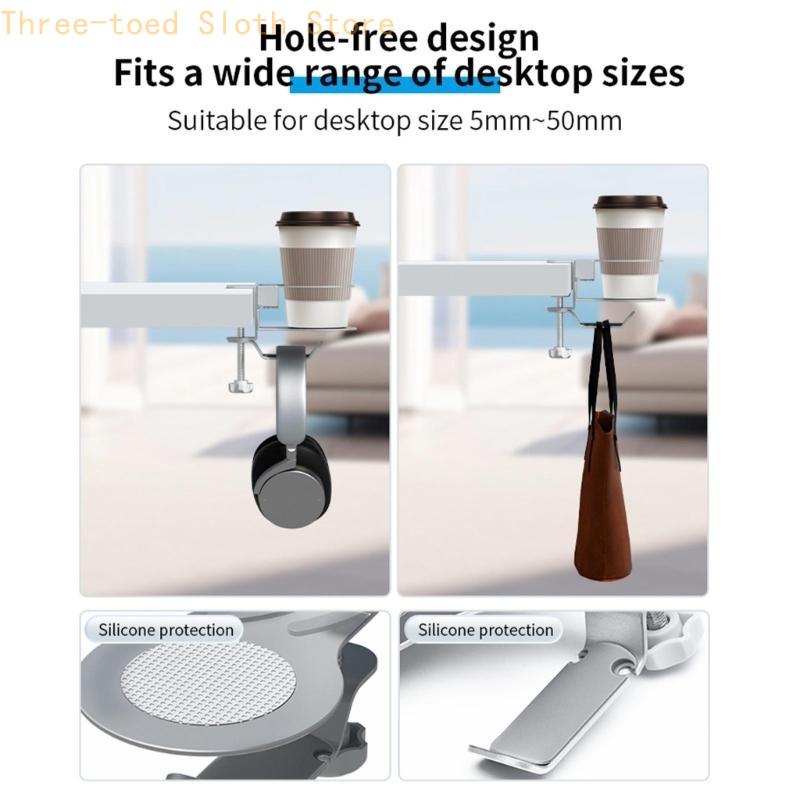 Desk Mount Aluminum Cup Organi - Headphone Stand Desk のレビューと価格