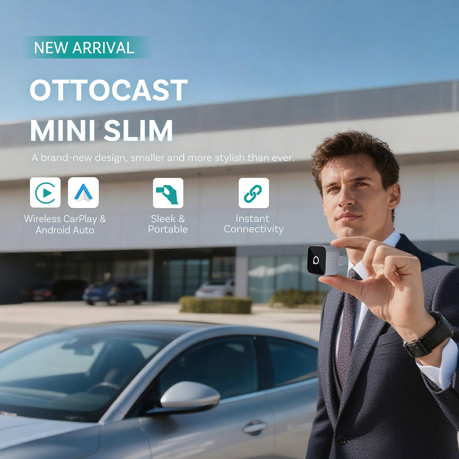 Ottocast Mini Slim Wireless Ca - Bluetooth Adapter Receiver のレビューと価格