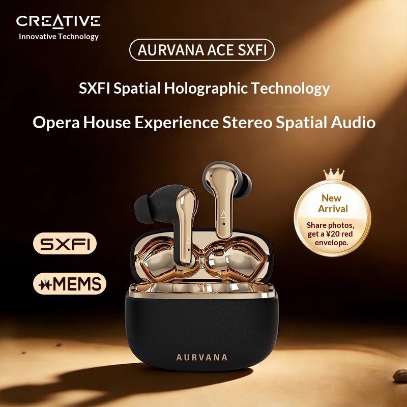 New Creative ACE SXFI TWS Earp - Noise Cancelling Headphone のレビューと価格